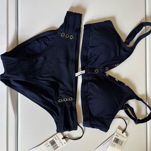 Robin Piccone Navy Bikini Set